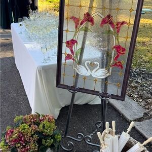 Stained Glass Panel Painting for events